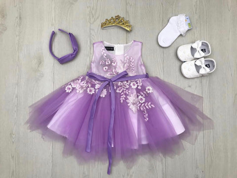 Purple Tulle Dress